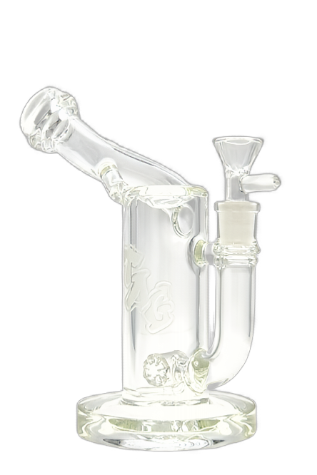 8 Hammer Head Perc Side Car Dab Rig Bong 50x7MM - Thick Ass Glass