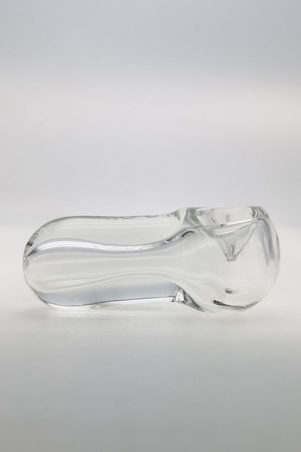 4 THICK DOUBLE GLASS SQUARE HAND PIPE-HR 289