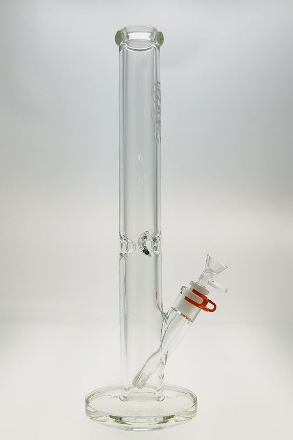 15 50mm Glass Straight Pipe w/Downstem & Bowl - SIPipes