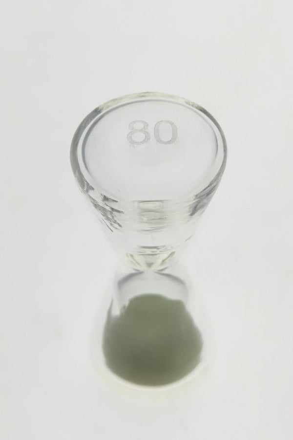 GROOVE GLASS Dab Bong 'Hourglass Rig', 12 cm